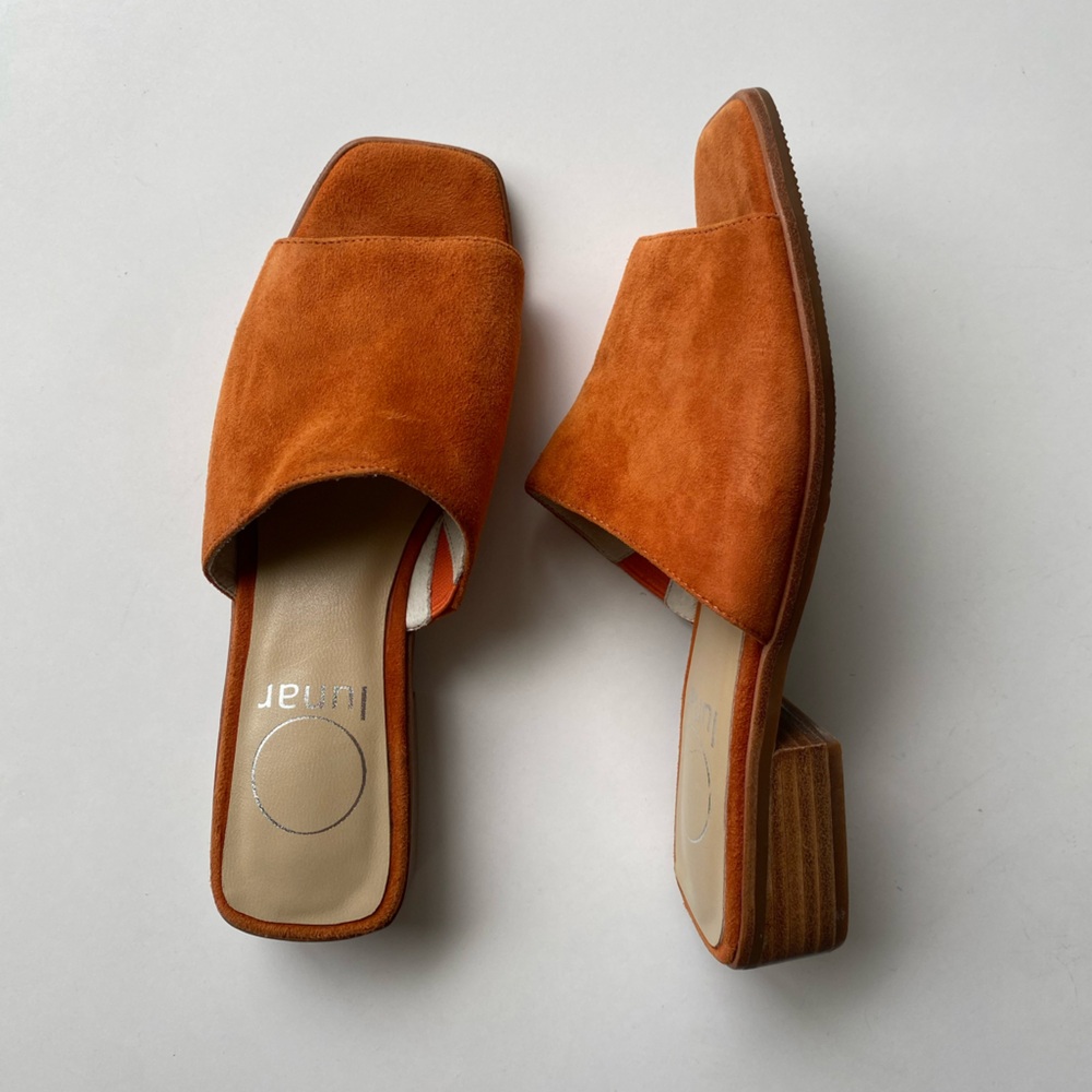 Lunar (Melbourne) Italian Leather and Suede Sandals - Size 37